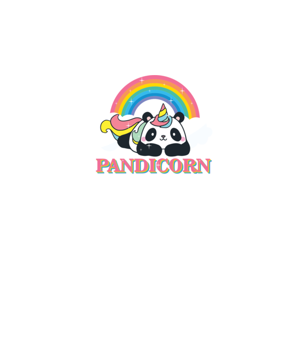 PANDICORN model dusty pink pe tricou