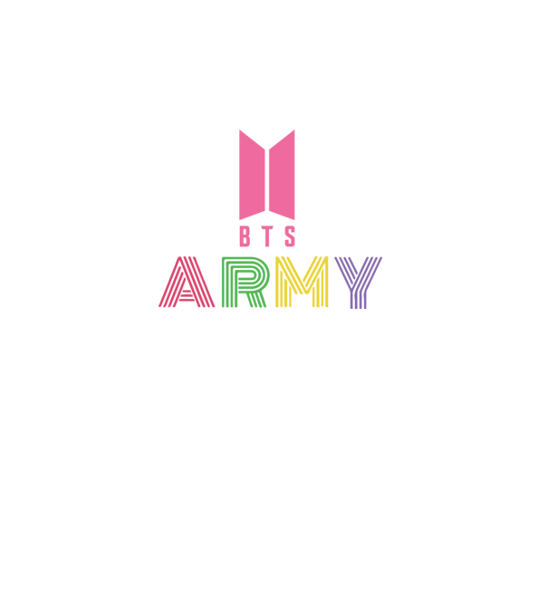 BTS ARMY model negru pe tricou