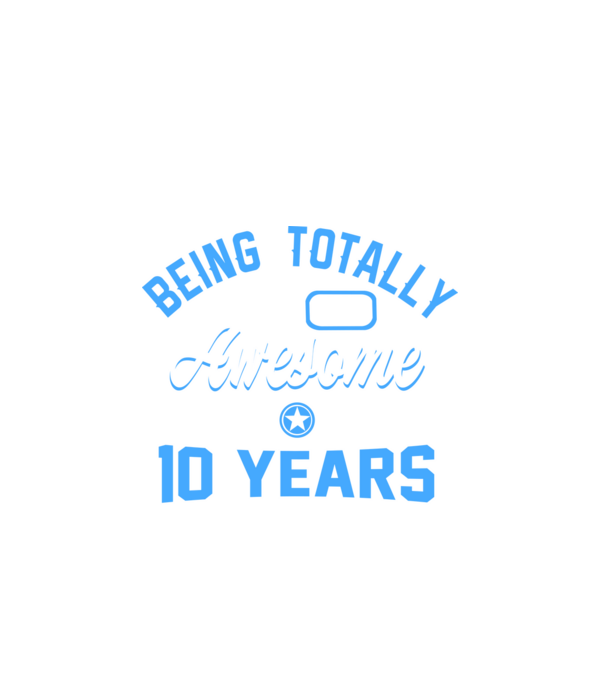Being totally awesome 10 model negru pe tricou