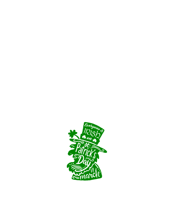 Everyone is irish leprechaun model negru pe tricou