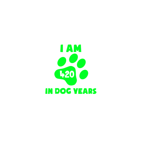 Dog Year - 420 model albastru închis pe tricou