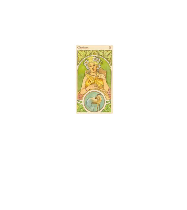 Horoscop Tarot CAPRICORNUL model alb pe tricou