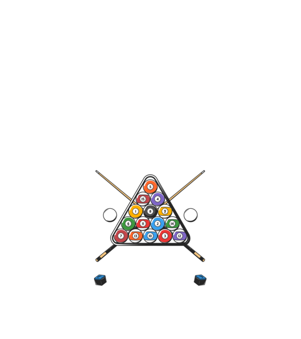 IT WORKED IN MY HEAD Biliard model negru pe tricou