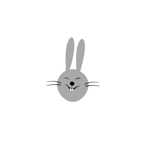 rabbit model dusty pink pe tricou