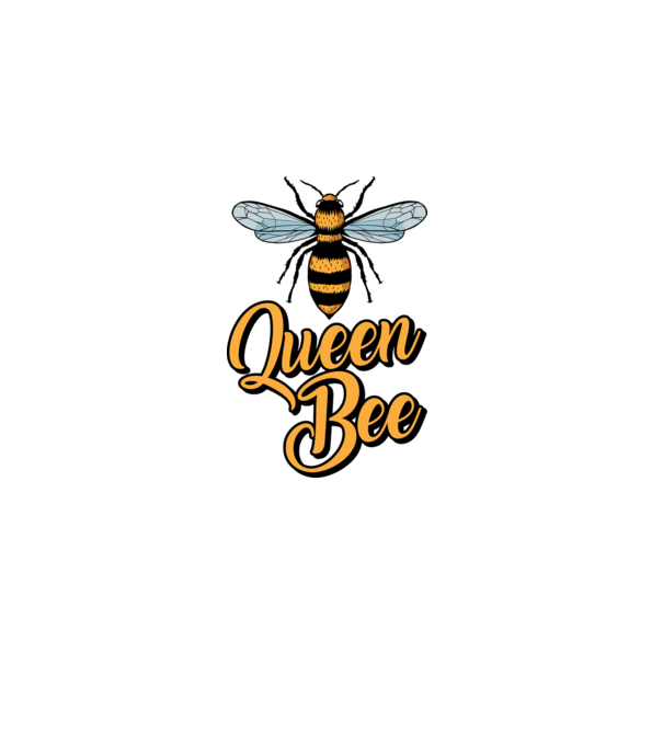 Queen Bee model albastru deschis pe tricou