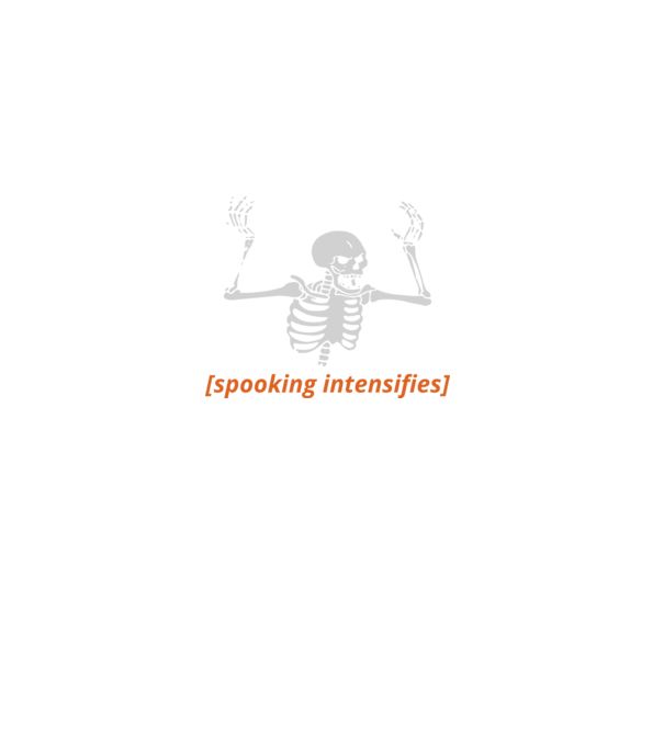 Spooking intensifies model negru pe tricou