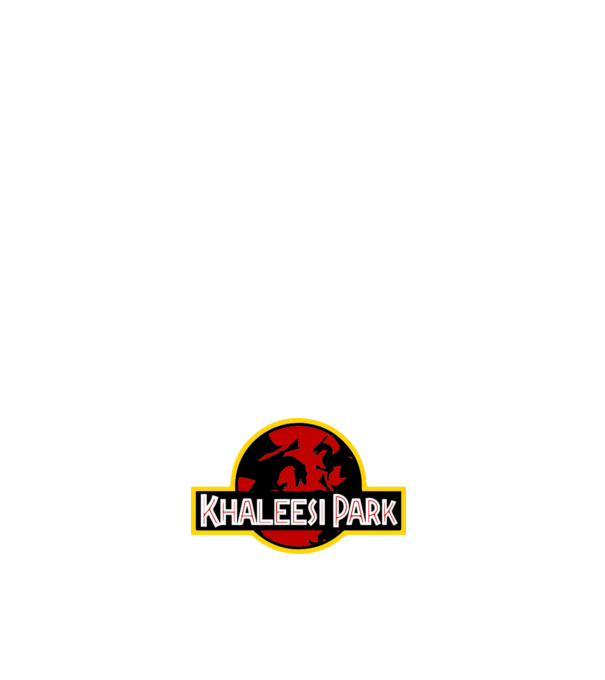 Khaleesi Park model alb pe tricou
