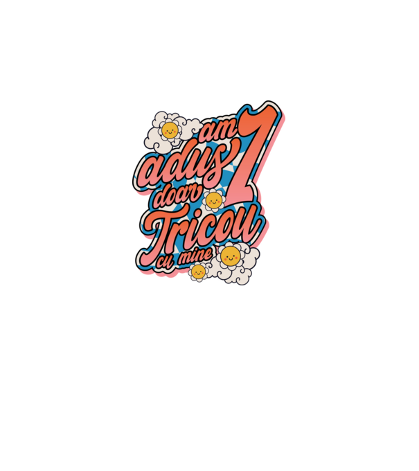 Am adus doar un tricou cu mine! model albastru deschis pe tricou