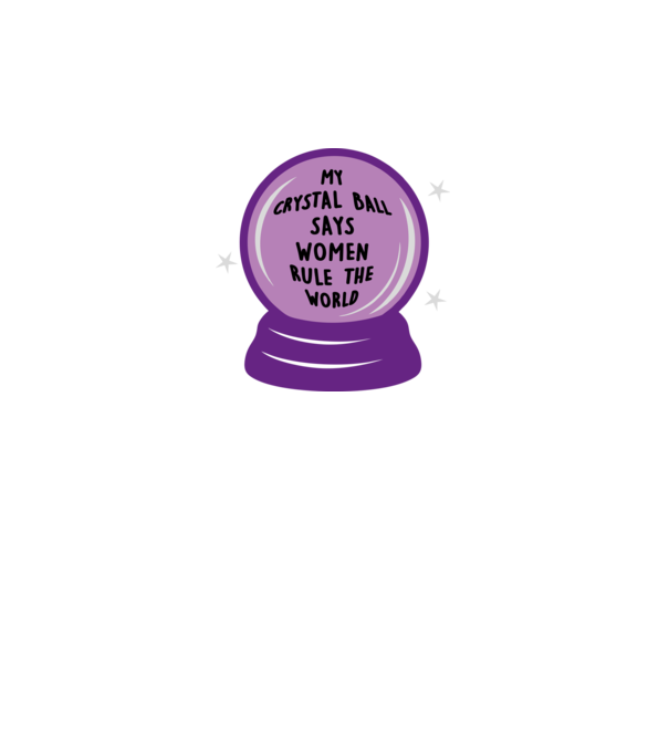 Women rule the world model negru pe tricou
