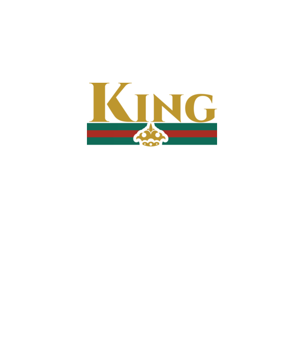 Gucci king model negru pe tricou