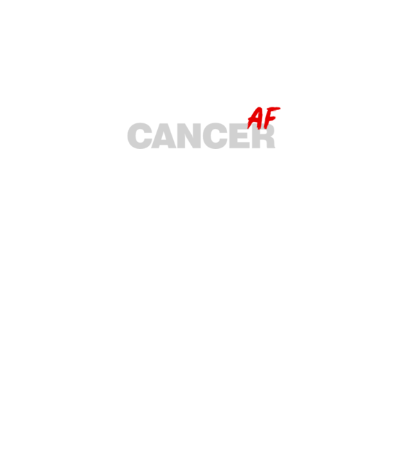CANCER as fuck model negru pe tricou