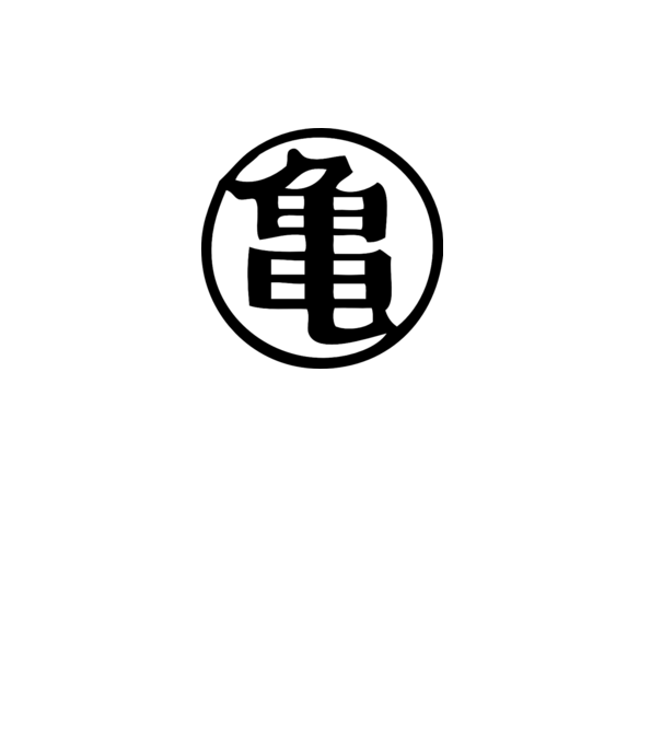 Dragon Ball Z logo model negru pe tricou