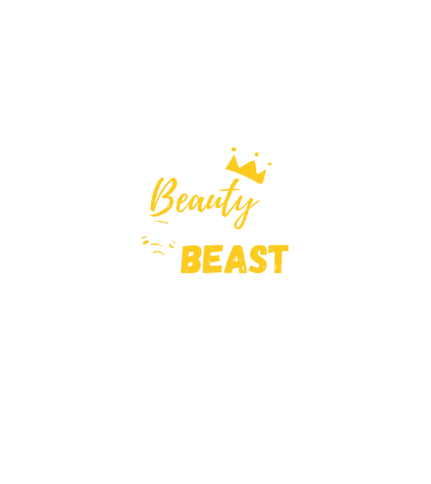 Wake Up Beauty Time To Beast model negru pe tricou