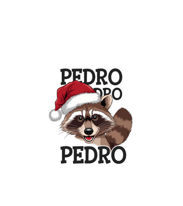 Pedro pedro xmas model alb pe tricou