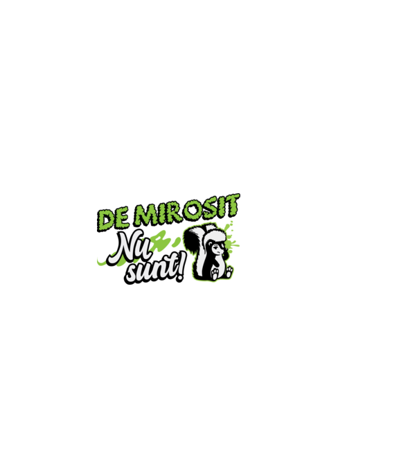 De mirosit nu sunt model negru pe tricou
