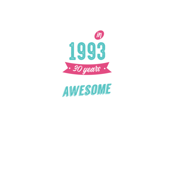 Made in 1993 model negru pe tricou