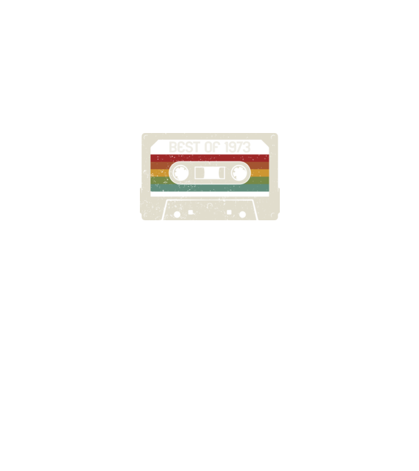retro tape 1973 vintage model negru pe tricou