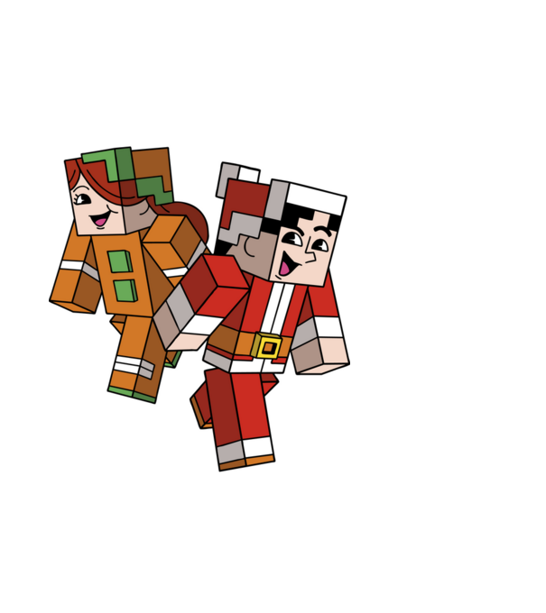 Minecraft christmas ugly sweater model negru pe tricou