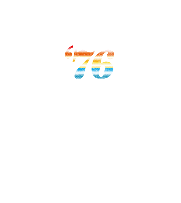 Retro Birthday 1976 model alb pe tricou