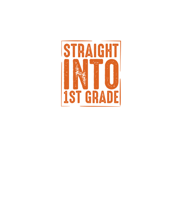 Straight into 1st grade model negru pe tricou