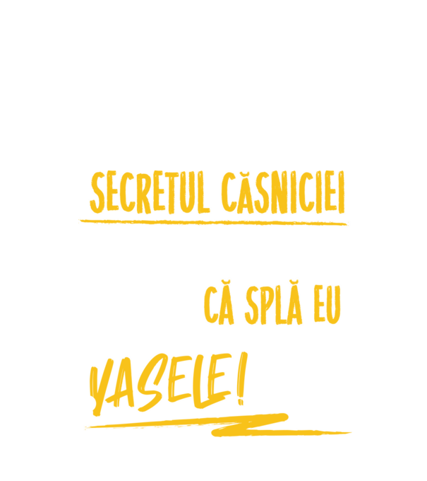 Secretul căsniciei sănătoase model negru pe tricou