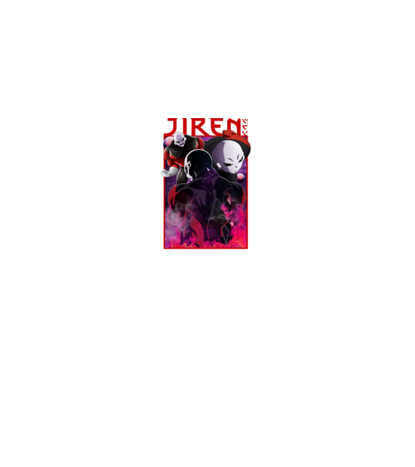 jiren dragonball model negru pe tricou