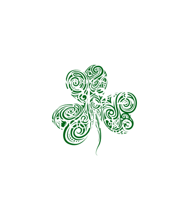 Everyone is irish shamrock model negru pe tricou