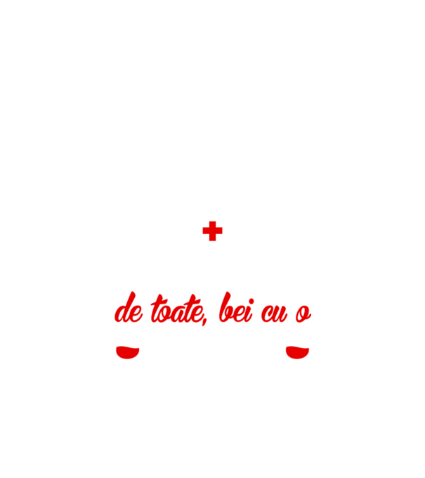 Siguranța înainte de toate, bei cu o asistentă medicală model negru pe tricou