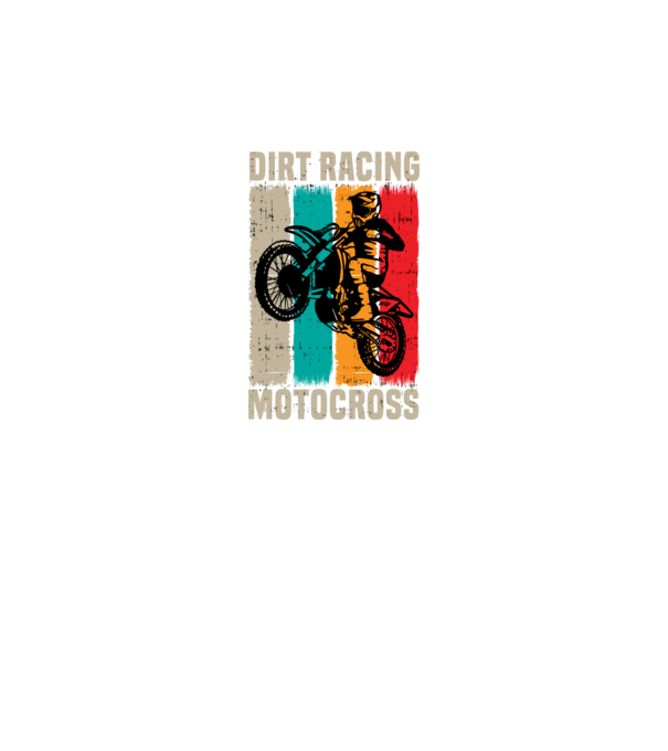motocross model negru pe tricou