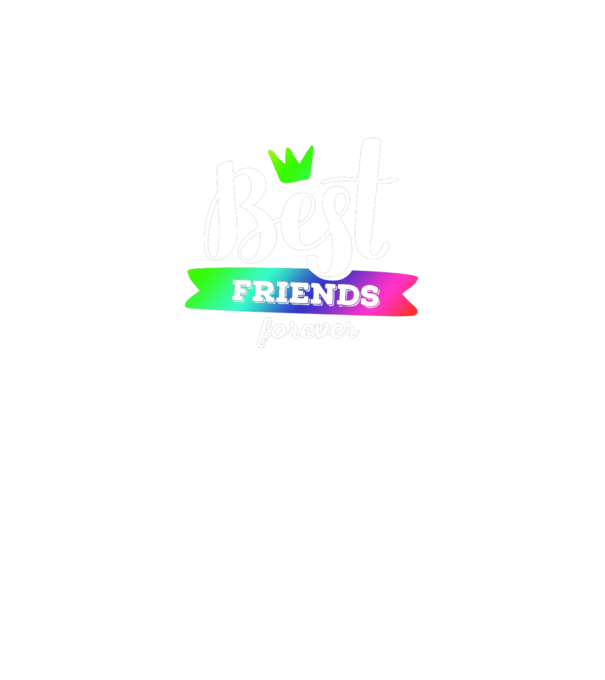 Best friends forever model roz neon pe tricou