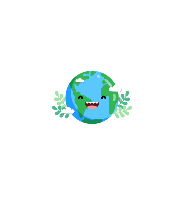 Earth smiley model alb pe tricou