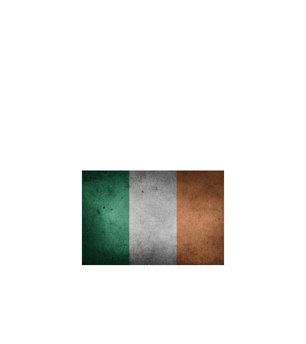 IRELAND model negru pe tricou