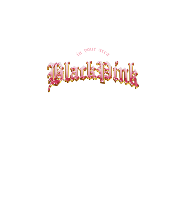 BLACPINK in your area model turcoaz pe tricou