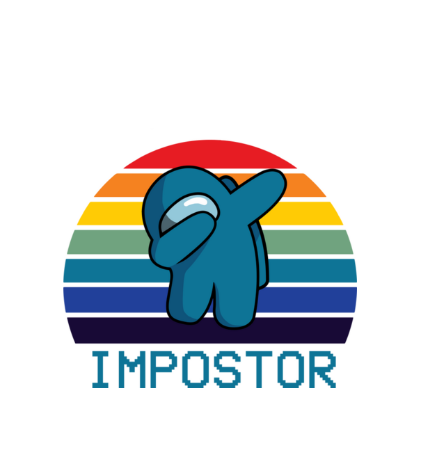 Impostor model alb pe tricou