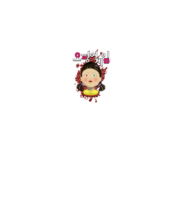 red light green light doll model gri pe tricou