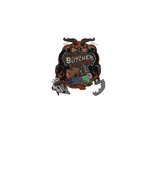 Heroes of the Storm - Butcher (snapsleek) model negru pe tricou