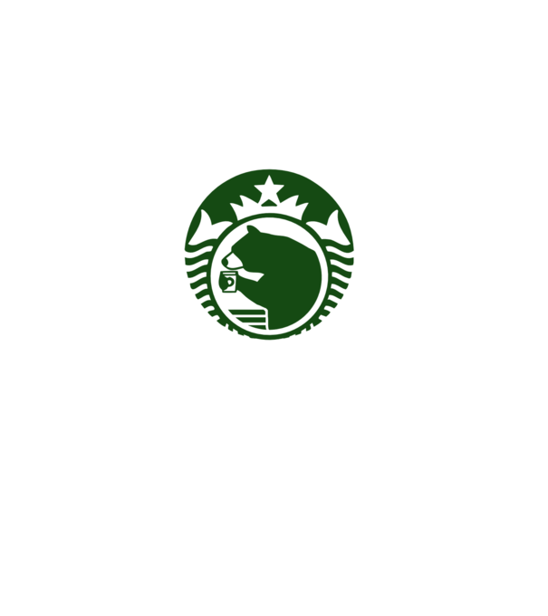 Bear Bucks model gri pe tricou