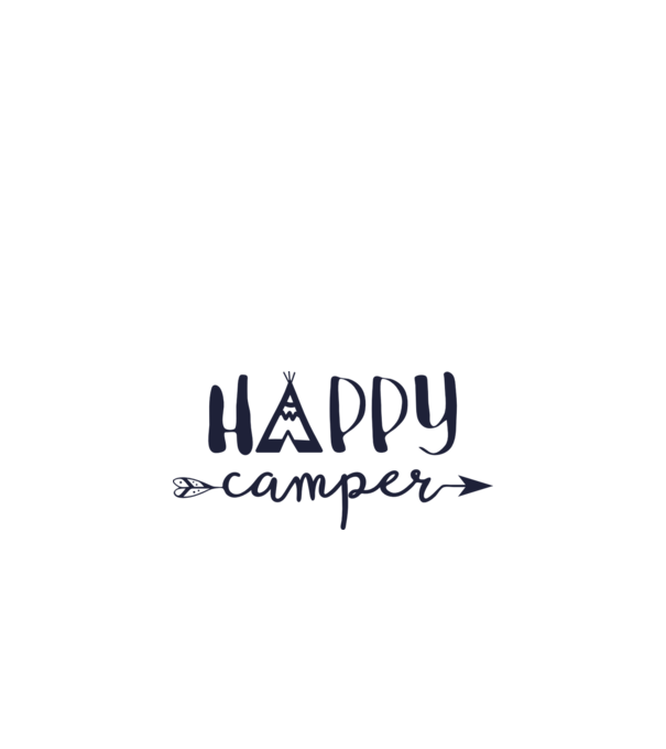 Camper tepee model alb pe tricou
