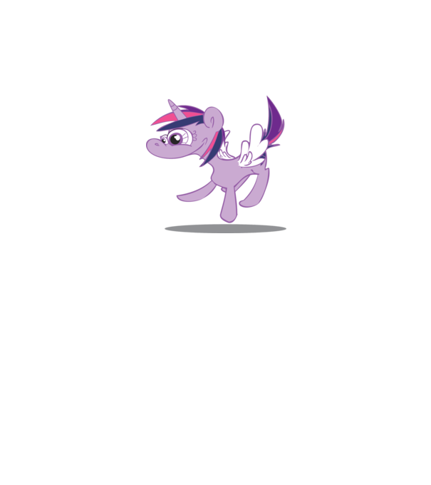 ugly my little pony model alb pe tricou