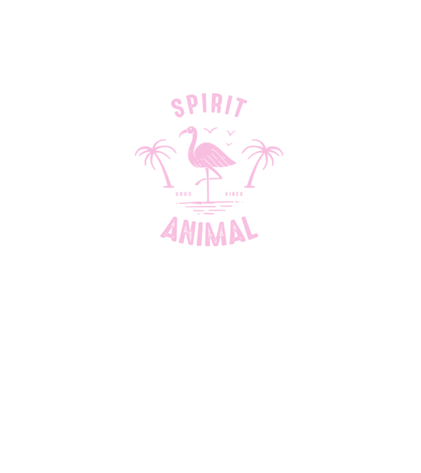 SPIRIT ANIMAL model negru pe tricou
