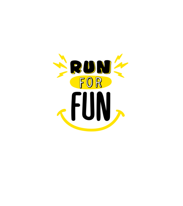 Run for fun model roz neon pe tricou