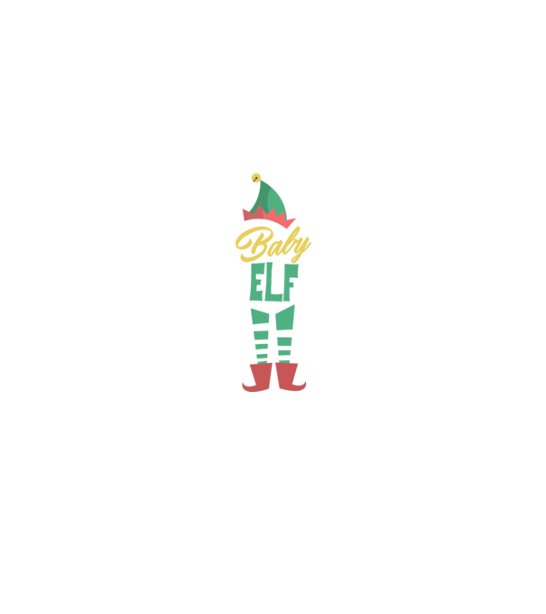 Elf family baby model alb pe tricou