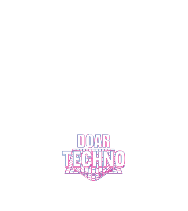 Doar techno model negru pe tricou