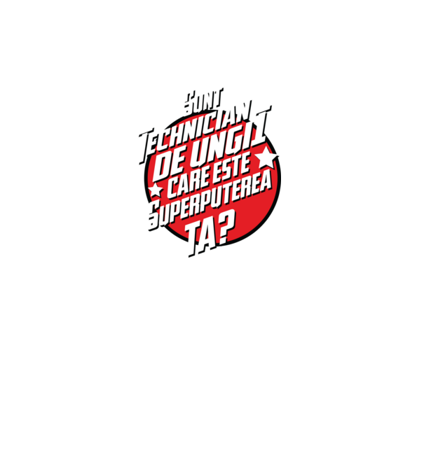 sunt tehnician de unghii, care este superputerea ta? model gri pe tricou