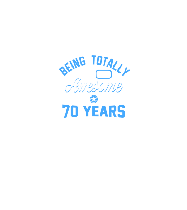 Being totally awesome 70 model albastru jeanși pe tricou