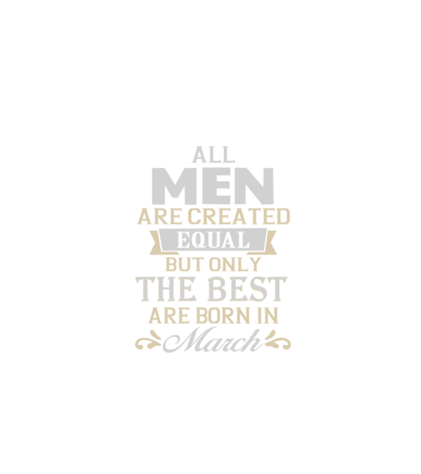 All men created equal but only the beat are born in march model turcoaz pe tricou