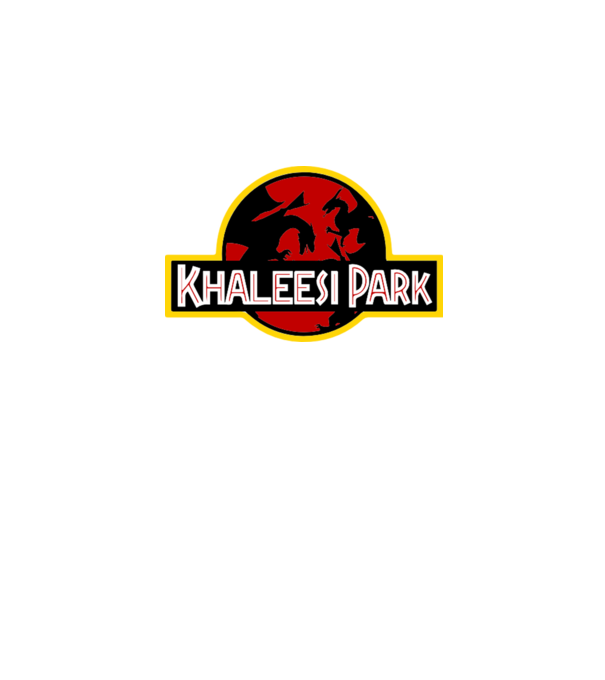 Khaleesi Park model alb pe tricou