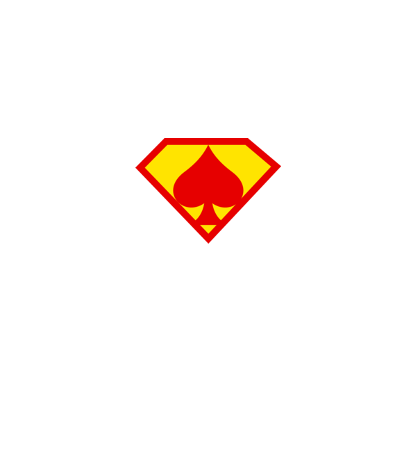 Supersportiv JUCĂTOR DE POKER model turcoaz pe tricou