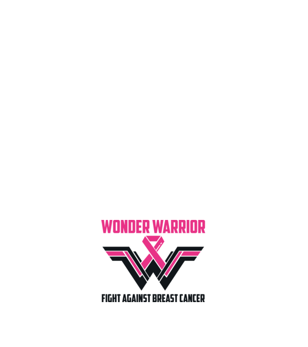 WONDER WARRIOR model negru pe tricou
