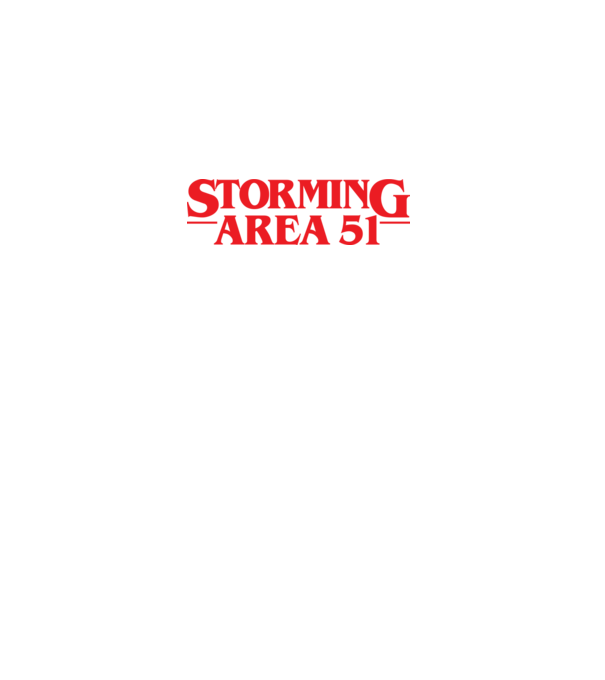 storming area 51 things model negru pe tricou